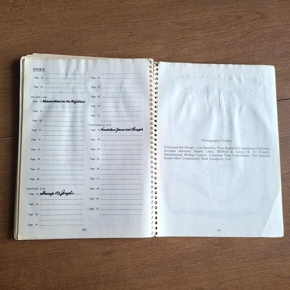 1981 My Favorite Recipes Cookbook Created Compiled Journal Handwritten Lot of 4 - Picture 8 of 11